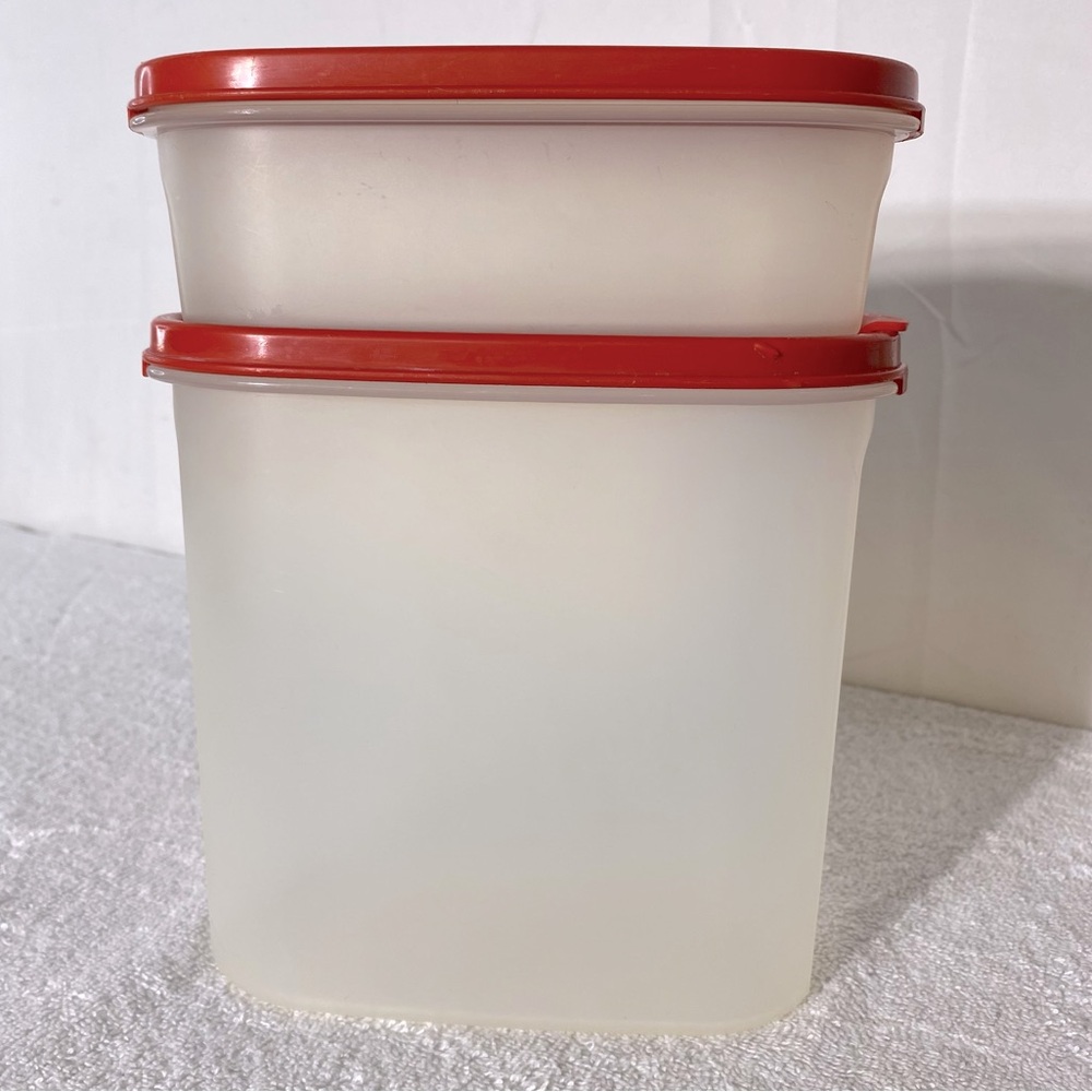 Tupperware Modular Mates Set with Red Lids 8pc - Picture 4 of 16